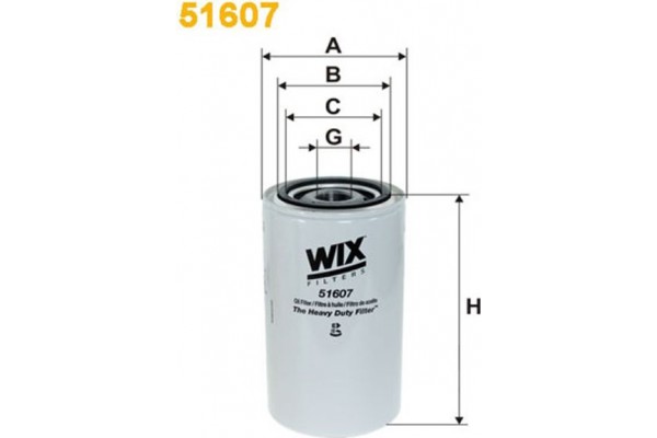 Wix Filters Φίλτρο Λαδιού - 51607