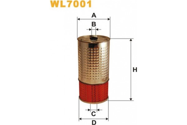 Wix Filters Φίλτρο Λαδιού - WL7001