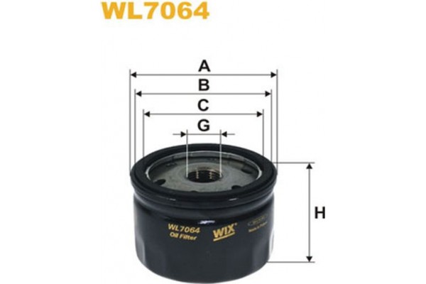 Wix Filters Φίλτρο Λαδιού - WL7064