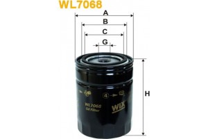 Wix Filters Φίλτρο Λαδιού - WL7068
