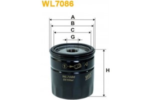 Wix Filters Φίλτρο Λαδιού - WL7086