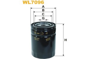 Wix Filters Φίλτρο Λαδιού - WL7096