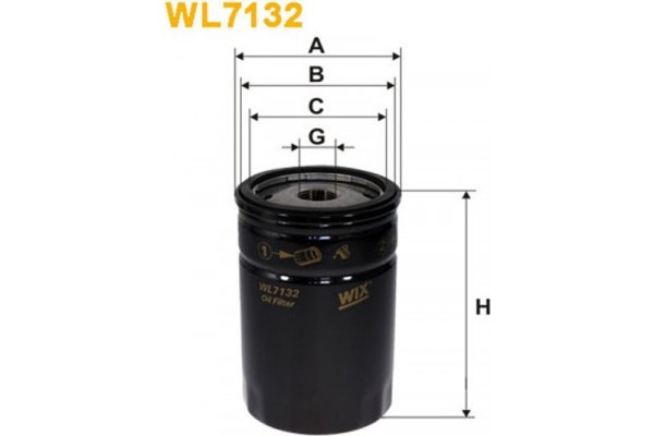 Wix Filters Φίλτρο Λαδιού - WL7132