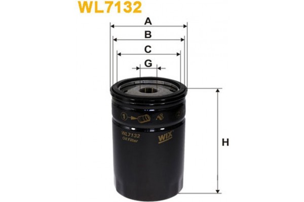 Wix Filters Φίλτρο Λαδιού - WL7132