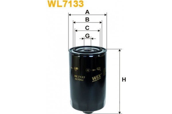 Wix Filters Φίλτρο Λαδιού - WL7133
