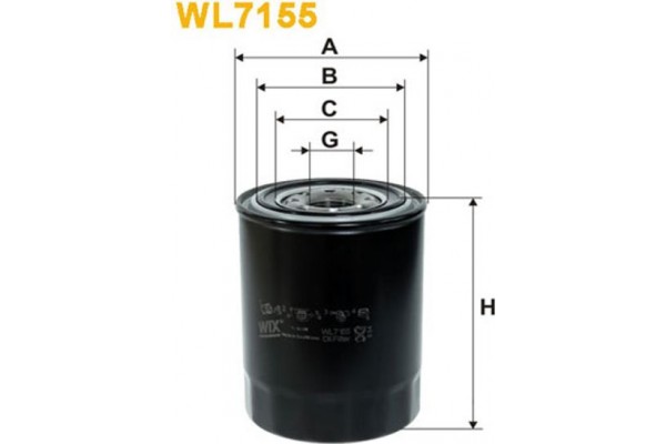 Wix Filters Φίλτρο Λαδιού - WL7155