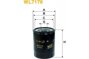 Wix Filters Φίλτρο Λαδιού - WL7178