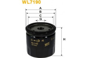Wix Filters Φίλτρο Λαδιού - WL7190