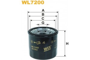 Wix Filters Φίλτρο Λαδιού - WL7200
