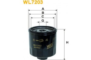 Wix Filters Φίλτρο Λαδιού - WL7203