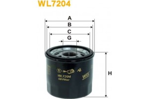 Wix Filters Φίλτρο Λαδιού - WL7204