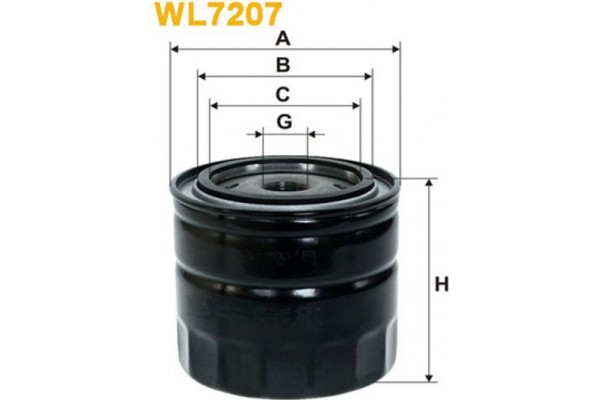 Wix Filters Φίλτρο Λαδιού - WL7207