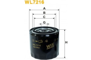 Wix Filters Φίλτρο Λαδιού - WL7216