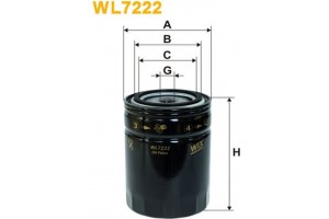 Wix Filters Φίλτρο Λαδιού - WL7222