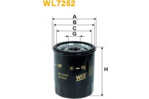 Wix Filters Φίλτρο Λαδιού - WL7252
