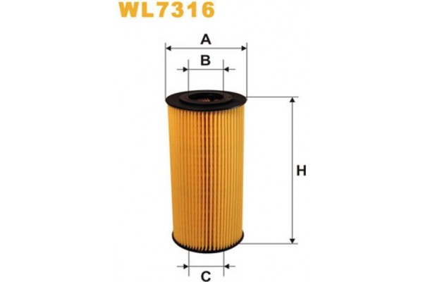 Wix Filters Φίλτρο Λαδιού - WL7316