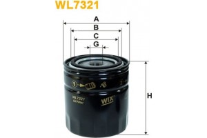 Wix Filters Φίλτρο Λαδιού - WL7321