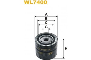 Wix Filters Φίλτρο Λαδιού - WL7400