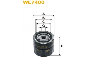 Wix Filters Φίλτρο Λαδιού - WL7400