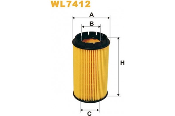 Wix Filters Φίλτρο Λαδιού - WL7412