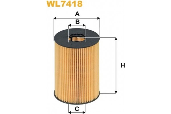 Wix Filters Φίλτρο Λαδιού - WL7418