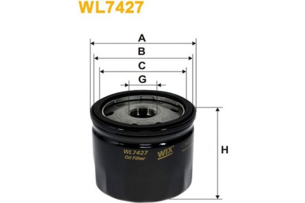 Wix Filters Φίλτρο Λαδιού - WL7427