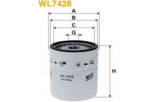 Wix Filters Φίλτρο Λαδιού - WL7428
