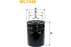 Wix Filters Φίλτρο Λαδιού - WL7445