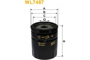 Wix Filters Φίλτρο Λαδιού - WL7457