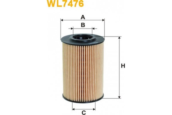 Wix Filters Φίλτρο Λαδιού - WL7476