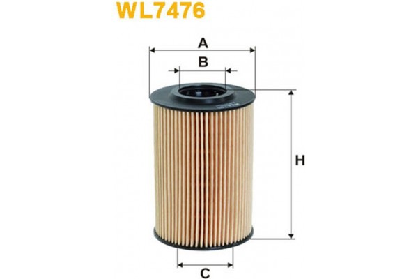 Wix Filters Φίλτρο Λαδιού - WL7476