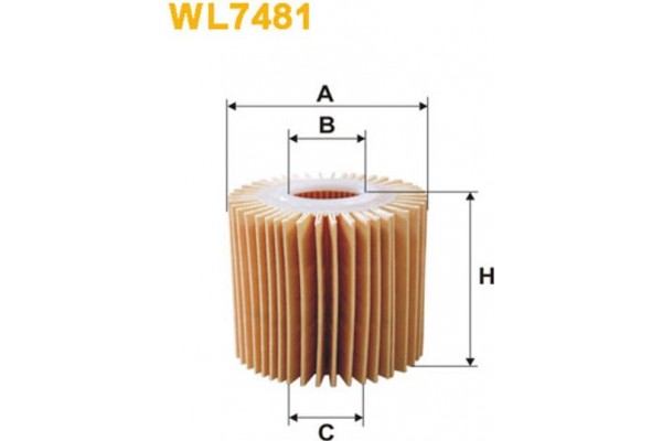 Wix Filters Φίλτρο Λαδιού - WL7481