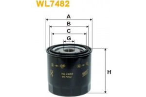 Wix Filters Φίλτρο Λαδιού - WL7482
