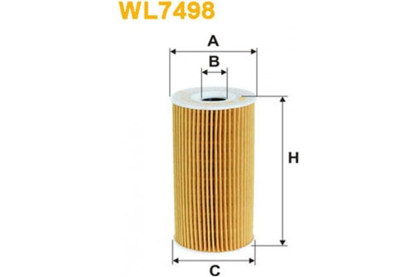 Wix Filters Φίλτρο Λαδιού - WL7498