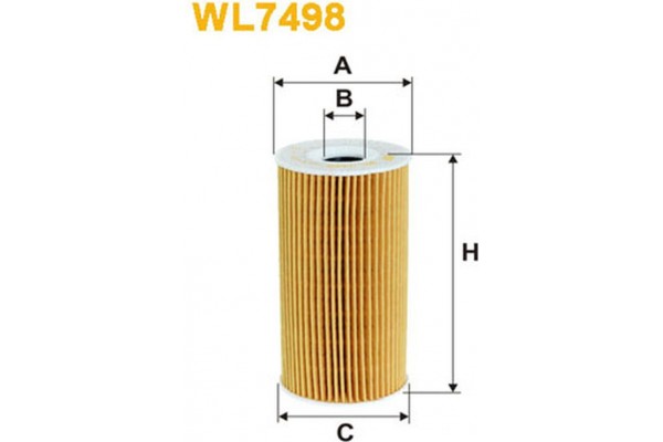 Wix Filters Φίλτρο Λαδιού - WL7498