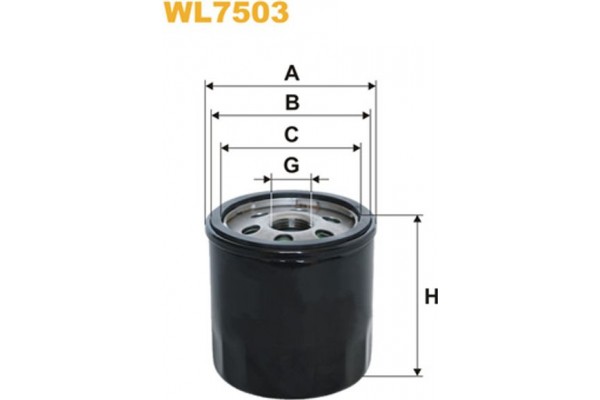 Wix Filters Φίλτρο Λαδιού - WL7503