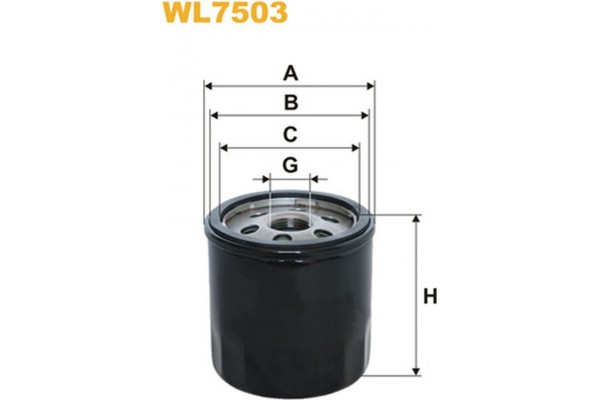 Wix Filters Φίλτρο Λαδιού - WL7503