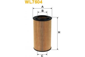 Wix Filters Φίλτρο Λαδιού - WL7504