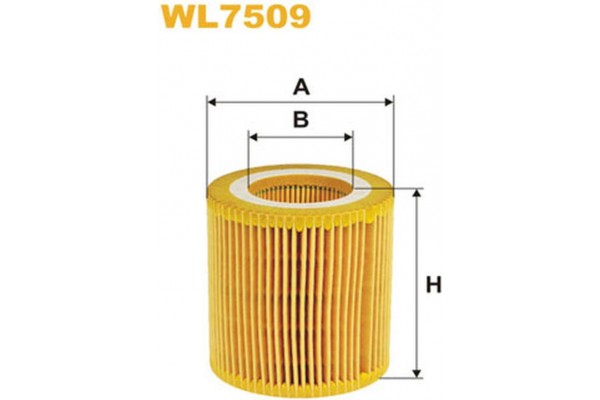 Wix Filters Φίλτρο Λαδιού - WL7509