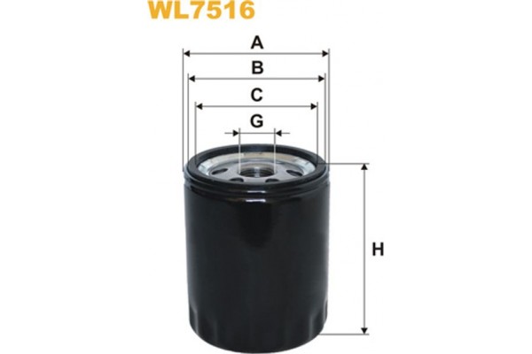 Wix Filters Φίλτρο Λαδιού - WL7516