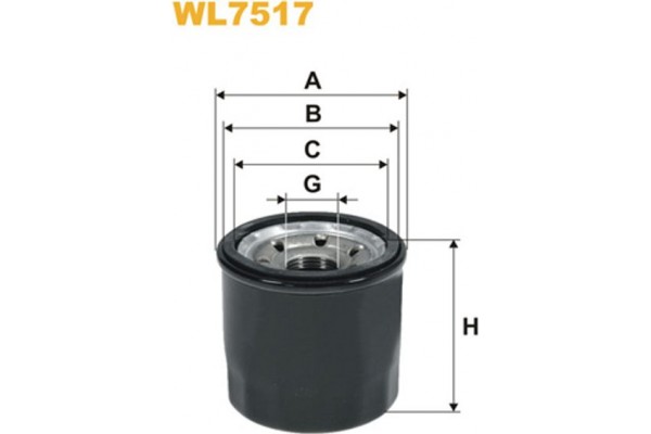 Wix Filters Φίλτρο Λαδιού - WL7517