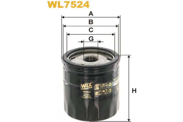 Wix Filters Φίλτρο Λαδιού - WL7524