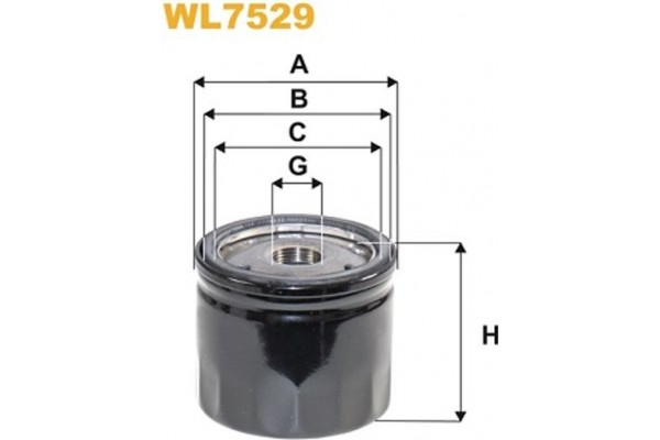 Wix Filters Φίλτρο Λαδιού - WL7529