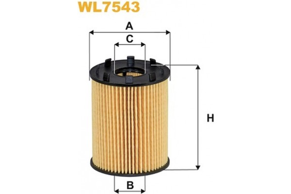 Wix Filters Φίλτρο Λαδιού - WL7543