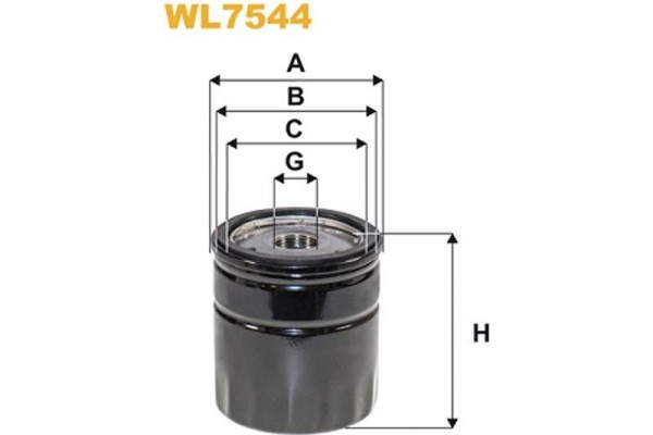 Wix Filters Φίλτρο Λαδιού - WL7544