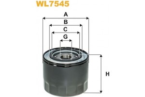 Wix Filters Φίλτρο Λαδιού - WL7545
