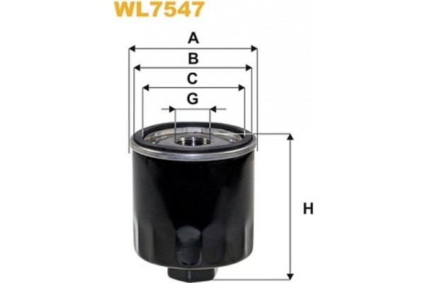 Wix Filters Φίλτρο Λαδιού - WL7547