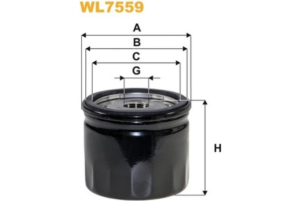 Wix Filters Φίλτρο Λαδιού - WL7559