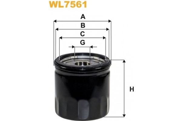 Wix Filters Φίλτρο Λαδιού - WL7561