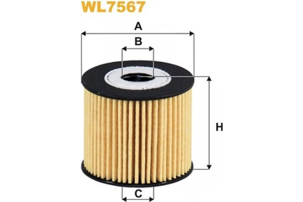 Wix Filters Φίλτρο Λαδιού - WL7567